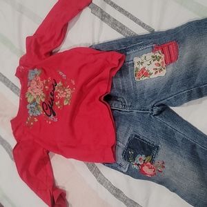 Guess outfit shirt and pants combo